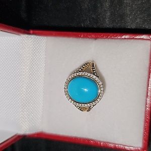 Oval Turquoise Ring